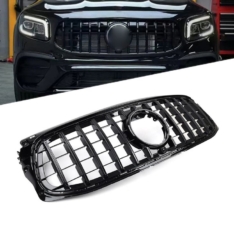 Μάσκα για AMG προφυλακτήρα Mercedes GLB (X247) (2019-2023) Panamericana Μαύρο Γυαλιστερό